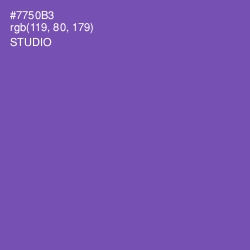 #7750B3 - Studio Color Image