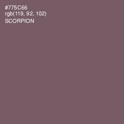 #775C66 - Scorpion Color Image