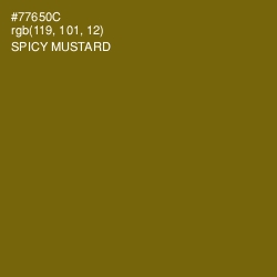 #77650C - Spicy Mustard Color Image