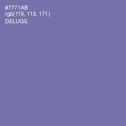#7771AB - Deluge Color Image