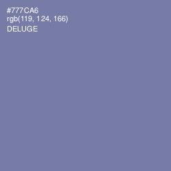 #777CA6 - Deluge Color Image