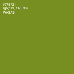 #778F21 - Wasabi Color Image