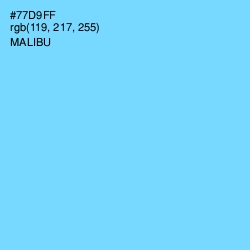 #77D9FF - Malibu Color Image