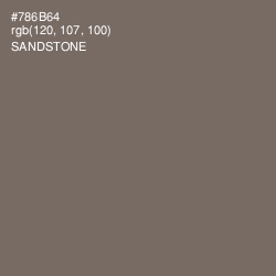 #786B64 - Sandstone Color Image