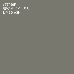 #78786F - Limed Ash Color Image