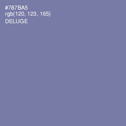 #787BA5 - Deluge Color Image