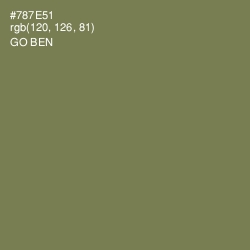 #787E51 - Go Ben Color Image