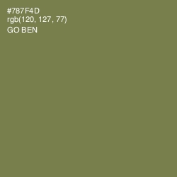 #787F4D - Go Ben Color Image