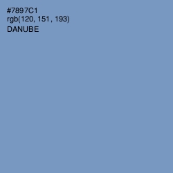 #7897C1 - Danube Color Image
