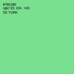 #78E08E - De York Color Image
