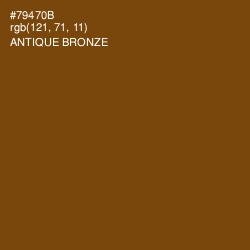 #79470B - Antique Bronze Color Image