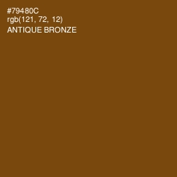#79480C - Antique Bronze Color Image