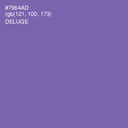 #7964AD - Deluge Color Image