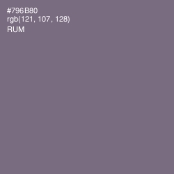 #796B80 - Rum Color Image