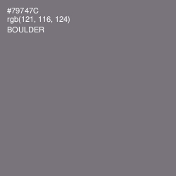 #79747C - Boulder Color Image