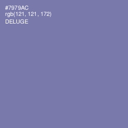 #7979AC - Deluge Color Image