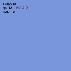 #7995DB - Danube Color Image