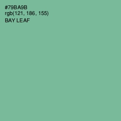#79BA9B - Bay Leaf Color Image