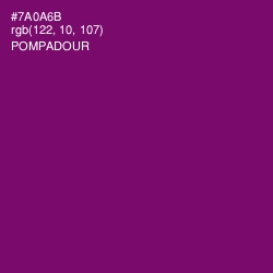 #7A0A6B - Pompadour Color Image