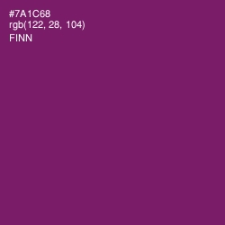 #7A1C68 - Finn Color Image