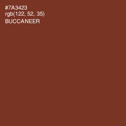 #7A3423 - Buccaneer Color Image