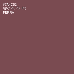 #7A4C52 - Ferra Color Image