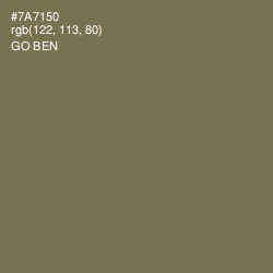 #7A7150 - Go Ben Color Image