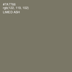 #7A7766 - Limed Ash Color Image