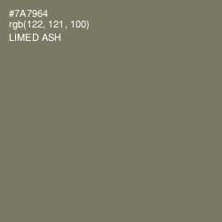 #7A7964 - Limed Ash Color Image
