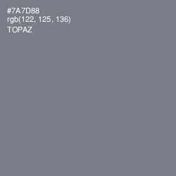 #7A7D88 - Topaz Color Image