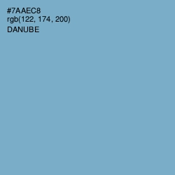 #7AAEC8 - Danube Color Image