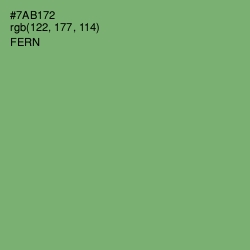 #7AB172 - Fern Color Image