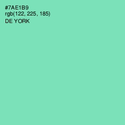 #7AE1B9 - De York Color Image