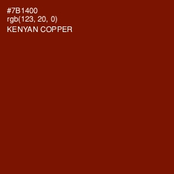 #7B1400 - Kenyan Copper Color Image