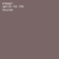 #7B6667 - Falcon Color Image