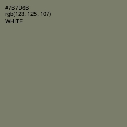 #7B7D6B - Limed Ash Color Image