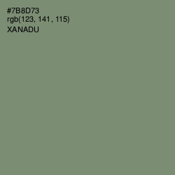 #7B8D73 - Xanadu Color Image