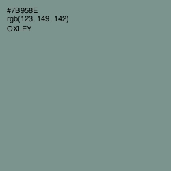 #7B958E - Oxley Color Image