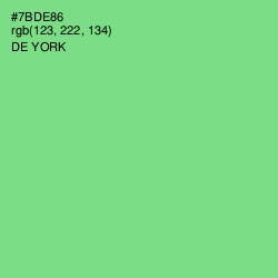 #7BDE86 - De York Color Image