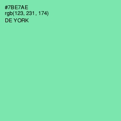 #7BE7AE - De York Color Image