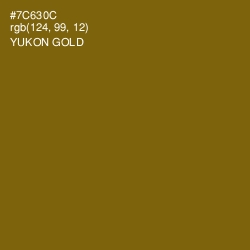 #7C630C - Yukon Gold Color Image