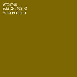 #7C6700 - Yukon Gold Color Image