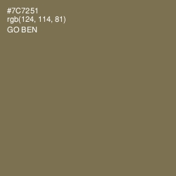 #7C7251 - Go Ben Color Image