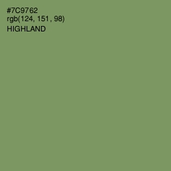 #7C9762 - Highland Color Image