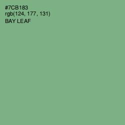 #7CB183 - Bay Leaf Color Image