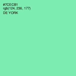 #7CECB1 - De York Color Image