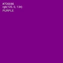 #7D0086 - Purple Color Image