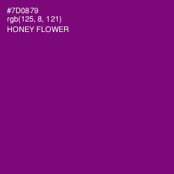 #7D0879 - Honey Flower Color Image