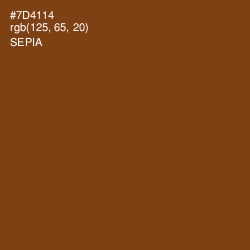 #7D4114 - Sepia Color Image