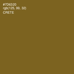 #7D6320 - Crete Color Image